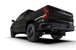 Chevrolet Silverado 1500 Mud Flap - Front + Rear - Rally Armor - UR - Black/White Logo - `19-`26